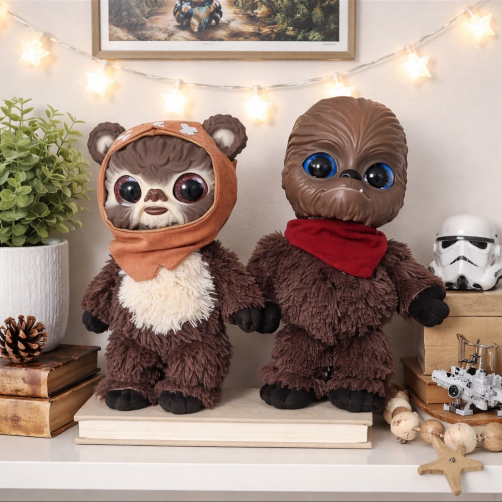 Star Wars Brown and Red Plush Toy